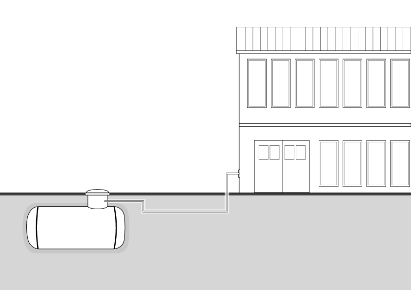 Einlagerung Fluessiggasbehaelter unterirdisch GuI